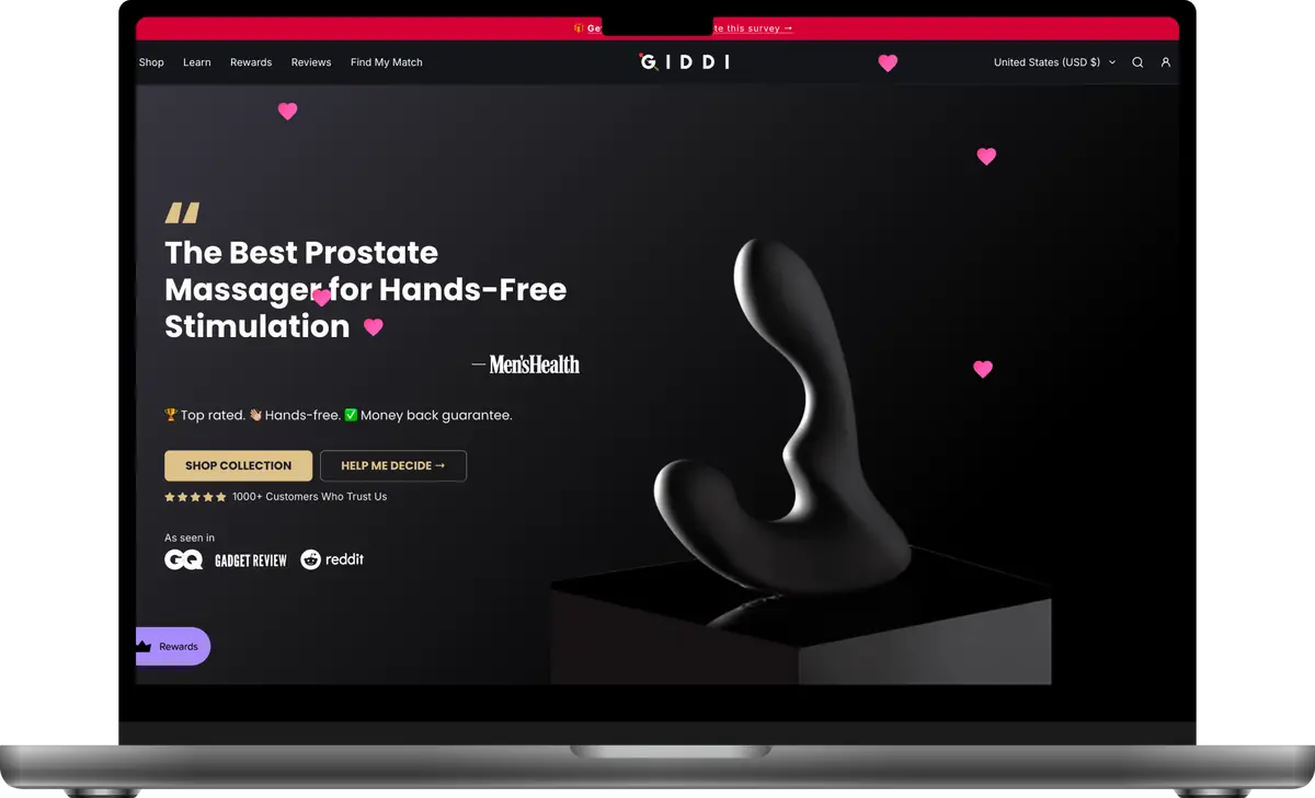 Mygiddi (18+) desktop screenshot