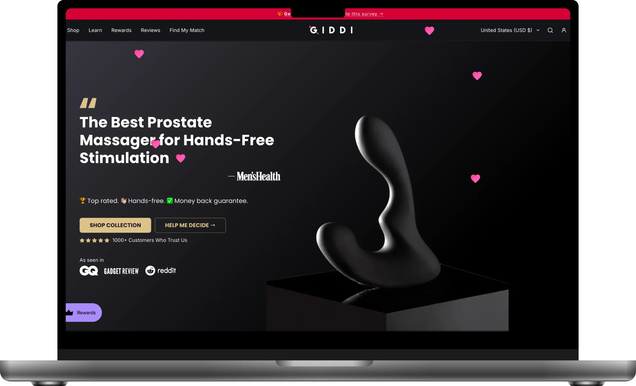 Mygiddi (18+) desktop screenshot